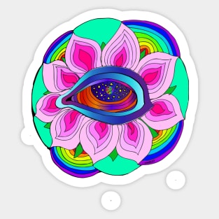 The Eye of Shivajim Sticker